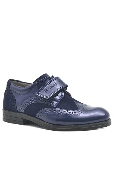 Rakerplus Titan Patent Leather Suede Velcro Classic Boys' Shoes
