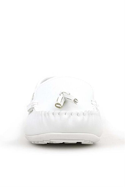 Rakerplus Pantofi mocasin albi pentru băiat