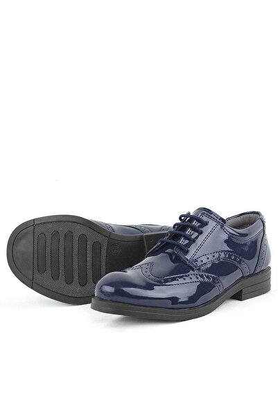 Rakerplus Titan Patent Leather Laced Classic Boys' Shoes