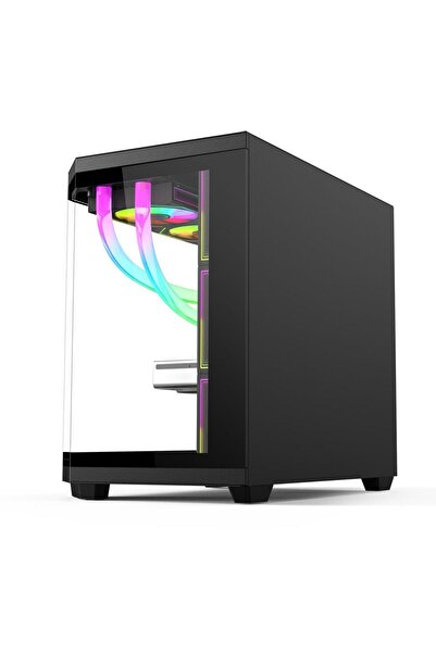 IZOLY T52 Ryzen 7 5700X 32GB 1TB M.2 NVME RTX 5060 8GB 240MM Sıvı Soğutma Oyuncu Masaüstü Bilgisayarı