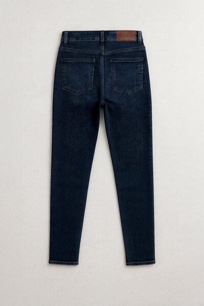 Bluewhite Women's Skinny Fit Lycra Indigo Jean Trousers