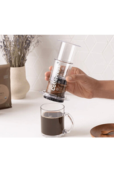 CoffePress Taşınabilir Basınçlı Kahve Presi | Hızlı Filtre Kahve Demleme, Kamp, Ofis ve Ev Kullanım
