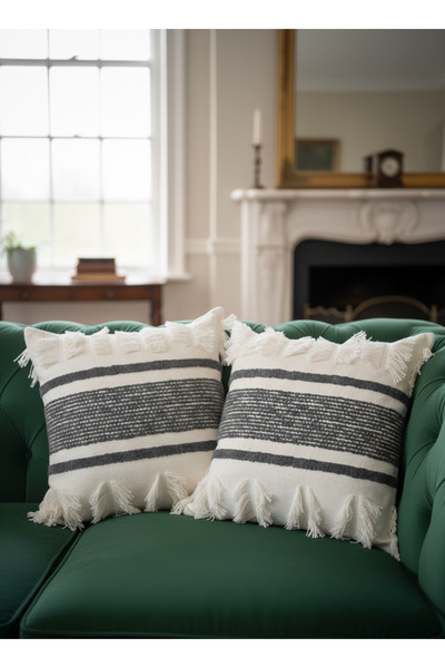 Markaev Ексклюзивний тканий пухнастий деталь, наповнений 2-ма подушками