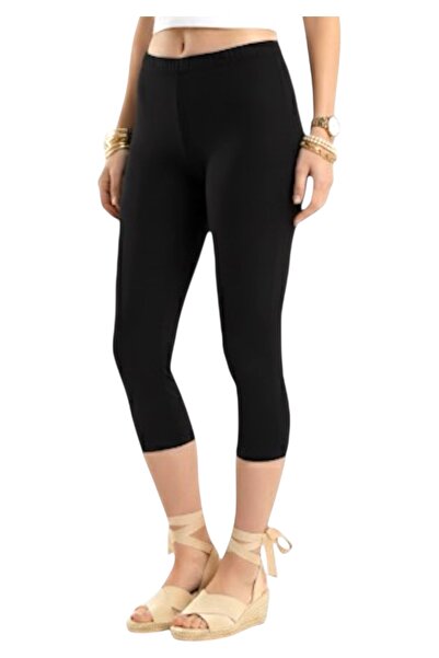 TAMGÜN Kız Çocuk Kısa Tayt Kapri – Esnek Pamuklu Likralı, Okul ve Günlük Kull...