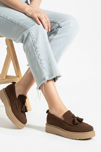 MODELLE SHOES Miche Hakiki Deri Kadın Loafer Ayakkabı