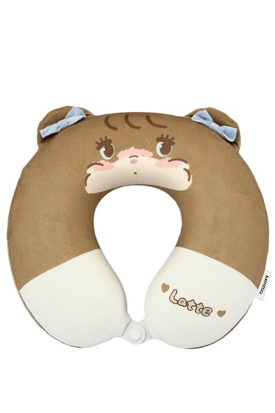 Miniso Mikko Lisanslı Latte Boyun Yastığı - Rahatlatıcı ve Sevimli Seyahat Arkadaşı