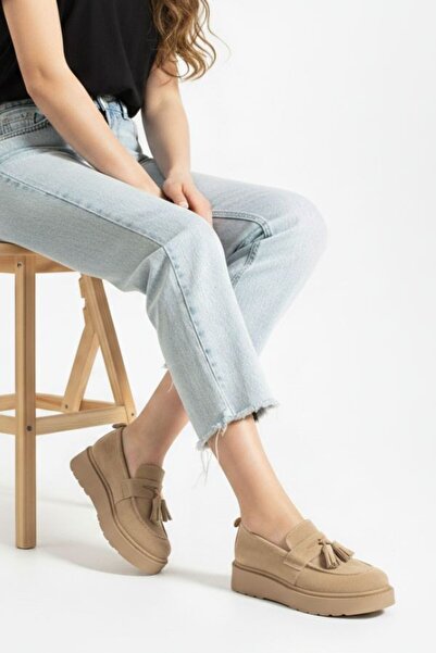 MODELLE SHOES Miche Hakiki Deri Kadın Loafer Ayakkabı