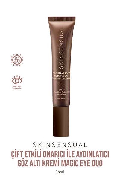 Skin Sensual Magic Eye Duo Repair & CC -Çift Etkili Onarıcı ile Aydınlatıcı Göz Altı Kremi | Medium to Dark 15ml