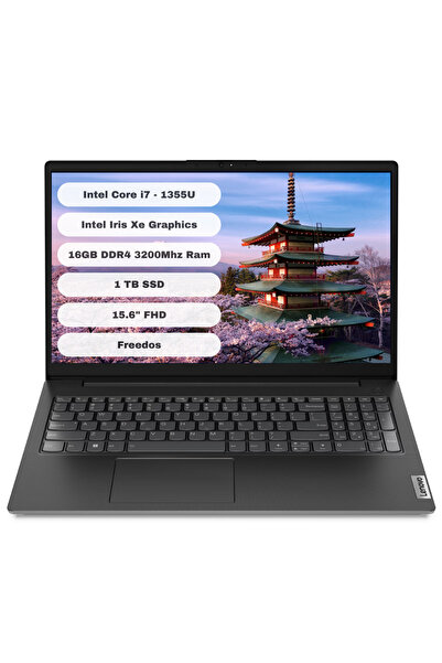 LENOVO V15 83A100HXTR Intel Core i7 1355U 16GB 1TB SSD 15.6" FreeDos