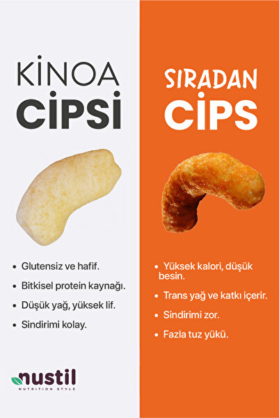 NUSTİL Glutensiz Kinoa Cipsi 35g