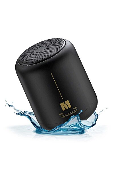 Timebox Boxă portabilă cu lumini RGB, Bluetooth, sunet surround 360, 1200 mAh, rezistentă la apă cu inel de prindere.