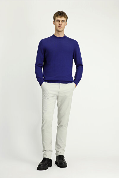 Kiğılı Half Turtleneck Regular Fit Cotton Cashmere Sweater