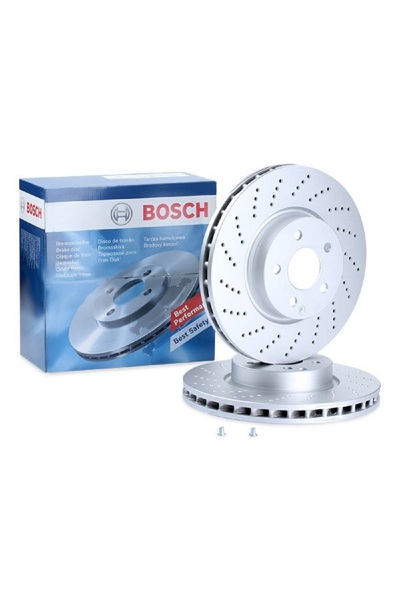 Bosch Fren diski; Ön Takım (2 Adet) MERCEDES E 180 12/2012 - 8/2015 115 kW 212 M 274.910