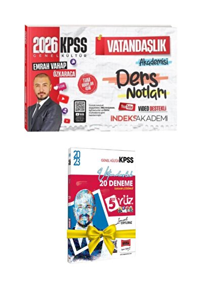 İndeks Akademi Emrah Vahap Özkaraca | 2026 KPSS Genel Kültür Vatandaşlık Akad...