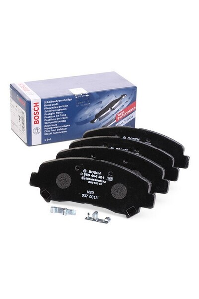 Bosch Diskli fren balatası seti; ön NISSAN Qashqai 1.6 dCi 4x4 7/2011 - 12/2013 96 kW J10