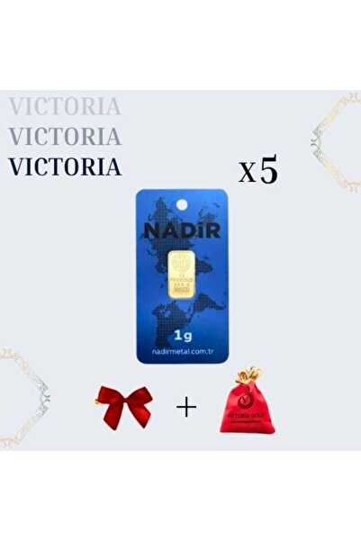 Victoria 5 Adet 1 gr 24 Ayar 995 Altın (Nadir Yada Sar )