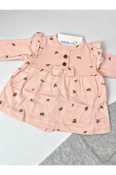 bebekyol Gül Baskılı Bebek Takım