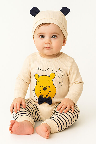 bebekyol Ayı Baskılı Bebek Takım