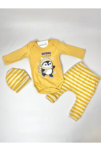bebekyol Penguen Temalı Bebek Takımı