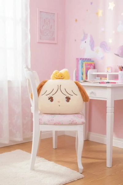 Miniso Mikko Lisanslı Çilek Serisi Peluş Yastık 40cm (Souffle)