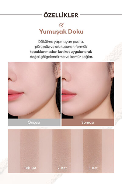 Missha İki Renkli, Sıcak Alt Tonlu Kontür Paleti A'PIEU Juicy-Pang Layering Shading (01 Warm Layer)