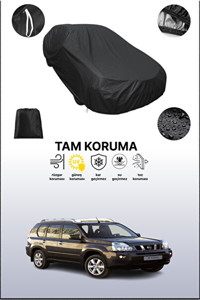 dokaca غطاء سيارة متوافق مع نيسان إكس-تريل 2007 - 2013، أسود اللون، غطاء واقي...