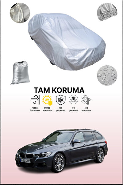 dokaca غطاء سيارة رمادي متوافق مع بي إم دبليو الفئة الثالثة تورينج (F31) 2012 - 2016، غطاء سيارة، غطاء واقي
