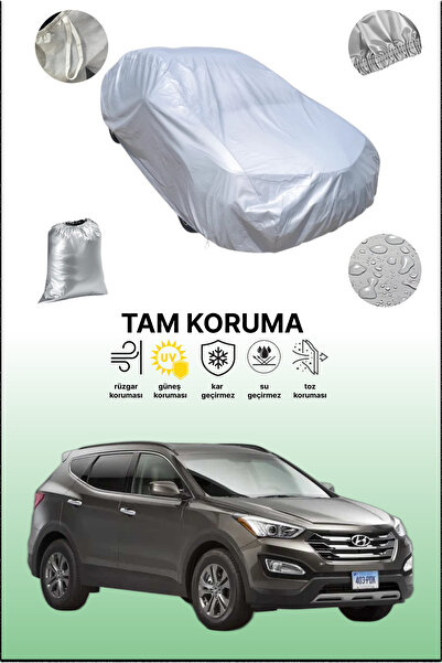 dokaca غطاء سيارة رمادي متوافق مع هيونداي سانتا في 1، غطاء سيارة، غطاء واقي