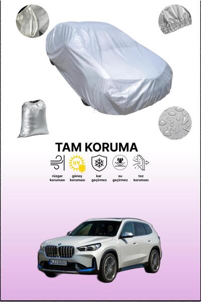 dokaca غطاء سيارة رمادي متوافق مع بي إم دبليو iX1، غطاء سيارة، غطاء واقي