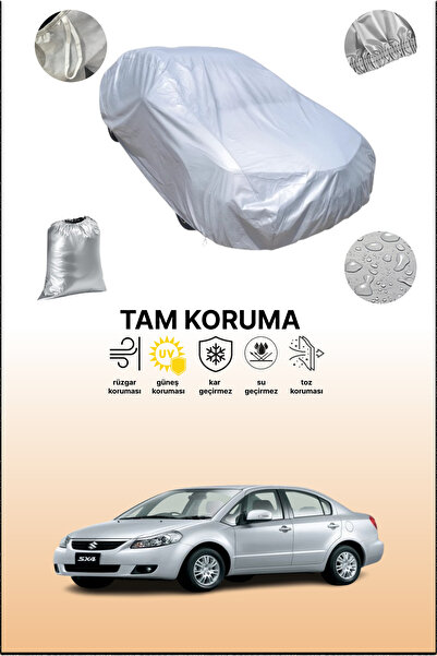 dokaca غطاء سيارة رمادي متوافق مع سوزوكي SX4 سيدان 2006 - 2021، غطاء سيارة، غ...