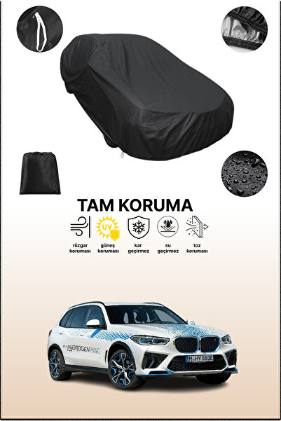 dokaca غطاء سيارة أسود متوافق مع سيارة بي إم دبليو iX5 التي تعمل بالهيدروجين، غطاء واقي، غطاء سيارة