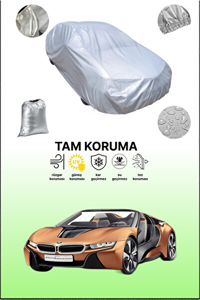 dokaca غطاء سيارة رمادي متوافق مع بي إم دبليو آي 8 رودستر، غطاء سيارة، غطاء واقي