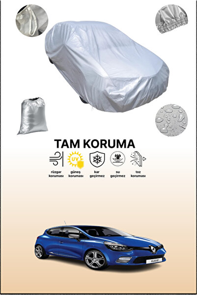 dokaca غطاء سيارة رمادي متوافق مع رينو كليو جي تي 5 أبواب 2013 - 2021، غطاء س...