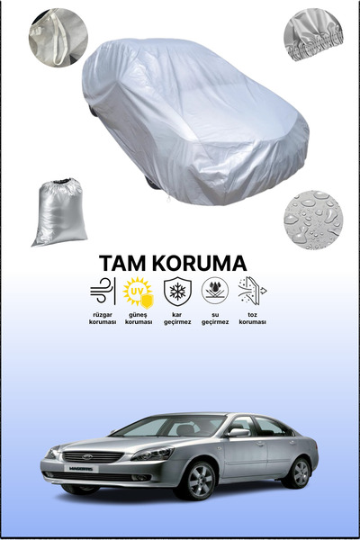 dokaca غطاء سيارة رمادي متوافق مع كيا ماجنتيس 2، غطاء سيارة، غطاء واقي