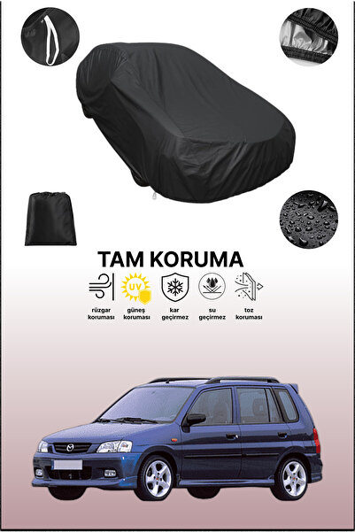 dokaca غطاء سيارة مازدا ديميو أسود متوافق، غطاء واقي، غطاء سيارة