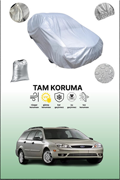 dokaca غطاء سيارة رمادي متوافق مع فورد فوكس واجن 2001 - 2005، غطاء سيارة، غطا...