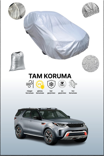 dokaca غطاء سيارة رمادي متوافق مع لاند روفر ديسكفري إس في إكس 2018 - 2021، غط...