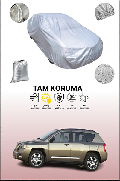 dokaca غطاء سيارة رمادي متوافق مع جيب كومباس 2006 - 2011، غطاء سيارة، غطاء واقي