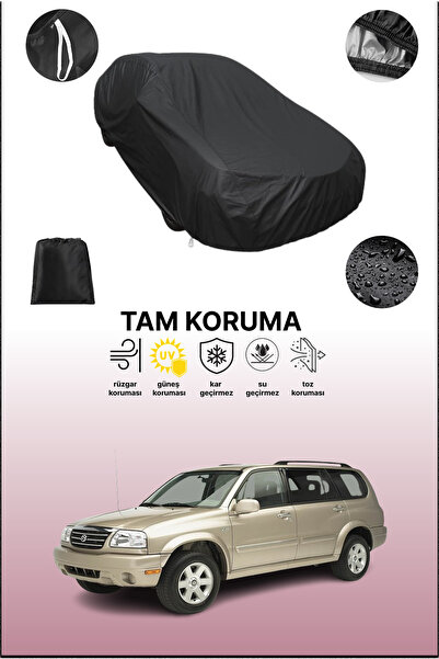 dokaca غطاء سيارة متوافق مع سوزوكي جراند فيتارا Xl-7 باللون الأسود، غطاء واقي...