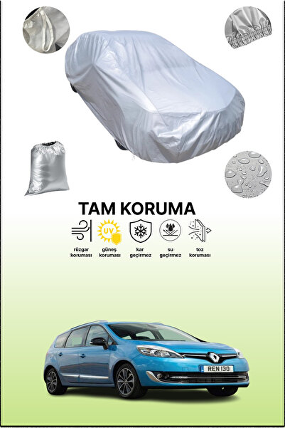 dokaca غطاء سيارة رمادي متوافق مع رينو سينيك 2013 - 2016، غطاء سيارة، غطاء واقي