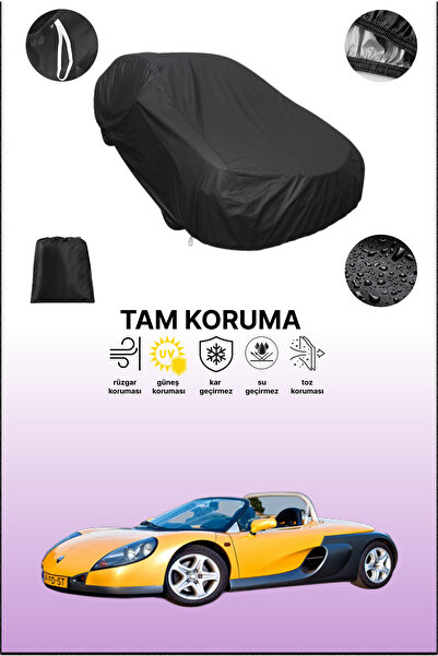 dokaca غطاء سيارة متوافق مع سيارة رينو سبورت سبايدر باللون الأسود، غطاء حماية، غطاء سيارة