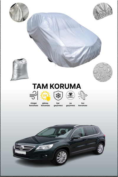 dokaca غطاء سيارة رمادي متوافق مع فولكس فاجن تيجوان 2008 - 2011، غطاء سيارة، ...