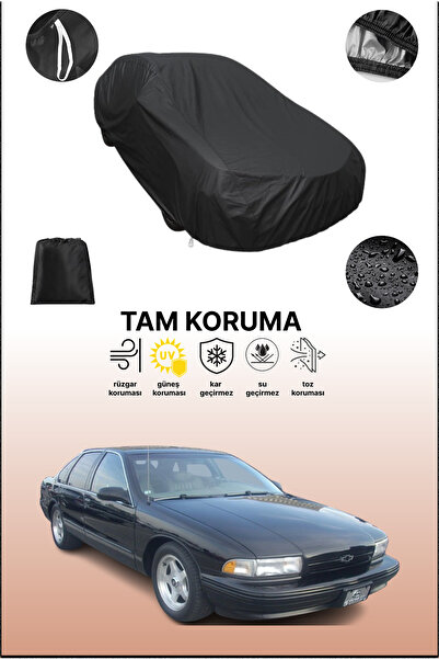 dokaca غطاء سيارة متوافق مع شيفروليه إمبالا VII باللون الأسود، غطاء واقي، غطا...