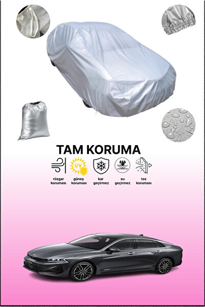 dokaca غطاء سيارة رمادي متوافق مع كيا K5 فاستباك 2019 - 2021، غطاء سيارة، غطا...