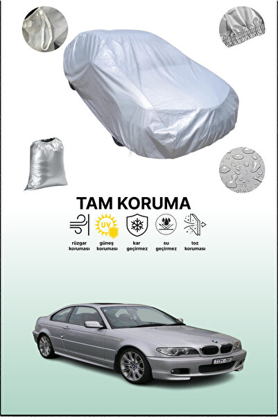 dokaca غطاء سيارة رمادي متوافق مع بي إم دبليو الفئة الثالثة كوبيه (E46) 2003 ...