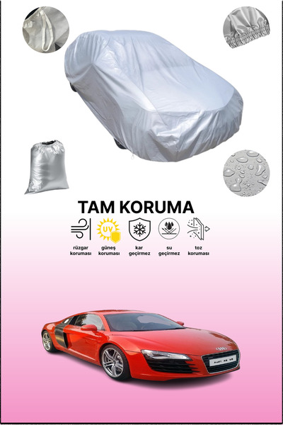 dokaca غطاء سيارة رمادي متوافق مع أودي R8 V10 2012 - 2015، غطاء سيارة، غطاء واقي