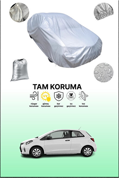 dokaca غطاء سيارة رمادي لتويوتا ياريس 3 أبواب 2014 - 2017 متوافق مع السيارات،...