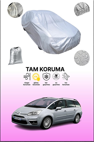 dokaca غطاء سيارة رمادي متوافق مع سيتروين جراند سي4 بيكاسو 2006 - 2013، غطاء سيارة، غطاء واقي