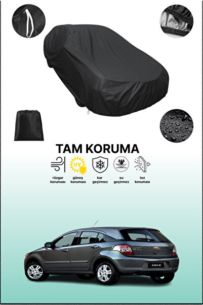 dokaca غطاء سيارة متوافق مع شيفروليه أجيل، أسود اللون، غطاء واقي، غطاء سيارة