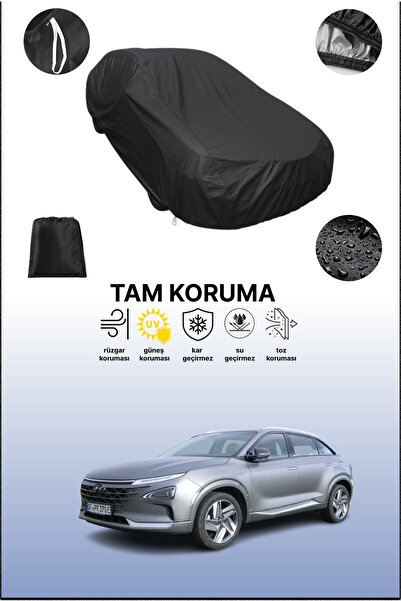 dokaca غطاء سيارة متوافق مع هيونداي نيكسو باللون الأسود، غطاء واقي، غطاء سيارة